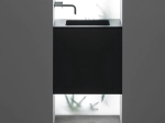 Plan vasque lavabo sur mesure : L 50 à 201 x P 30 à 51 cm, finition lisse mate, 10 couleurs au choix, Anti bactérien, résine Akrytan® teinté dans la masse, Livraison Offerte.
